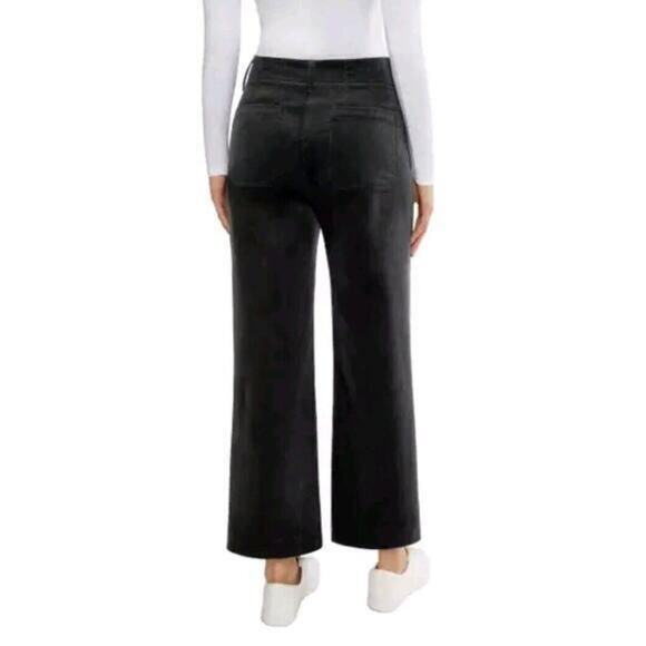 Matty M‎ Ladies' Wide Leg Corduroy Pant Women's, Large Black Color Inseam 27 in. - Picture 2 of 3